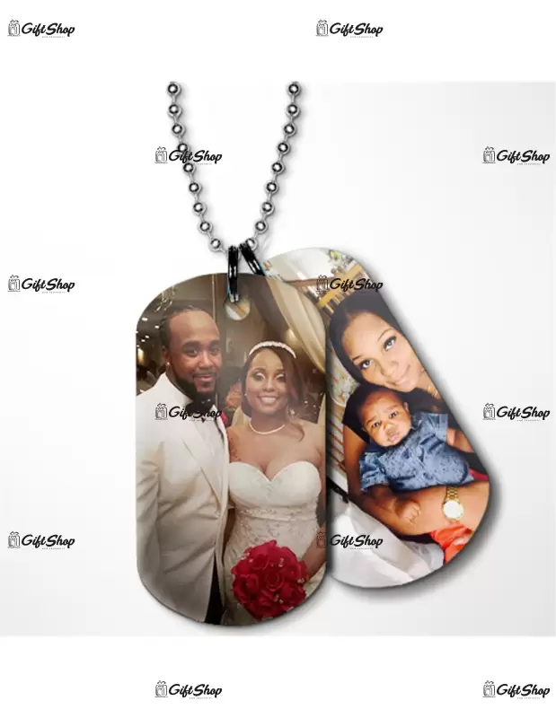 Colier metalic army personalizat